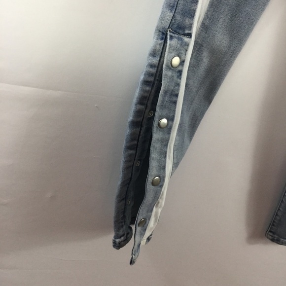 Hayden Los Angeles Stretch Snap Button Skinny Denim Jeans Size S - Picture 12 of 16